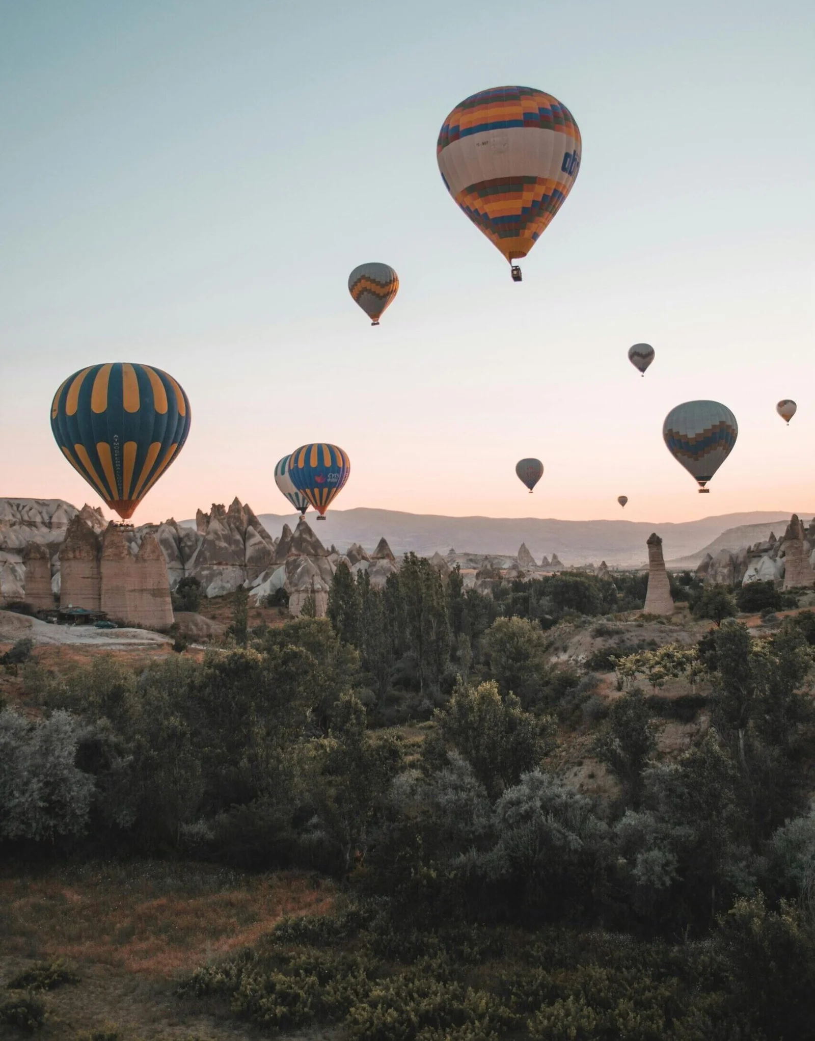 Sunrise Hot Air Balloon